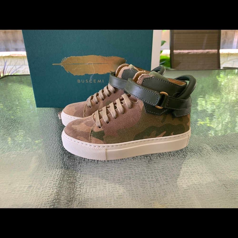 Brand new Buscemi 100MM kid suede - Picture 2 of 9